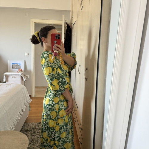 Asos Design Lemon Dress size 36 like new
