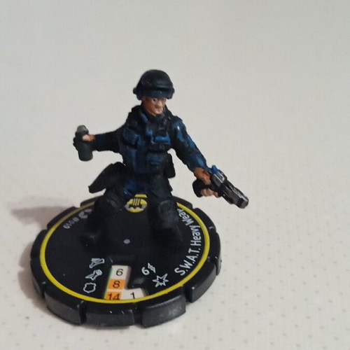 Herroclix Swat Heavy Weapons figure like new