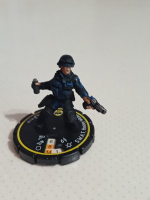 Herroclix Swat Heavy Weapons figure like new