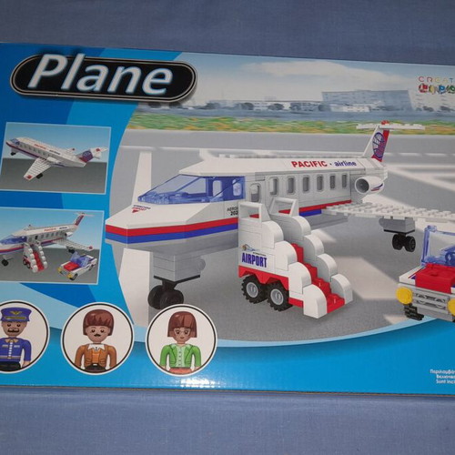 Plane building blocks 260 pieces new, airport theme