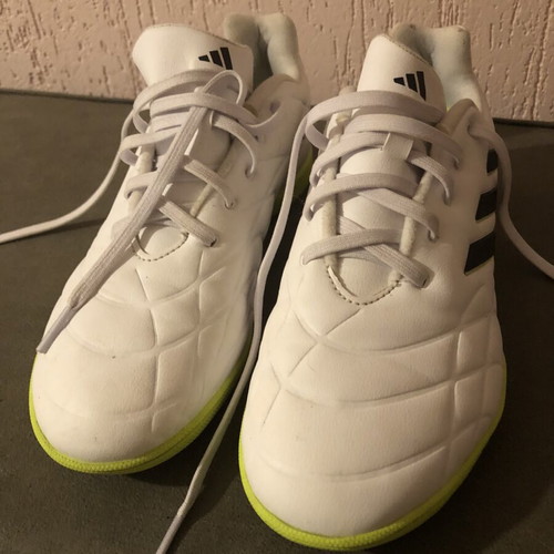 Adidas Copa Pure.3 Turf football shoes like new, white and neon green