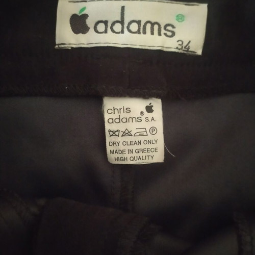 Adam's skirt No 34, grey, suede-like fabric