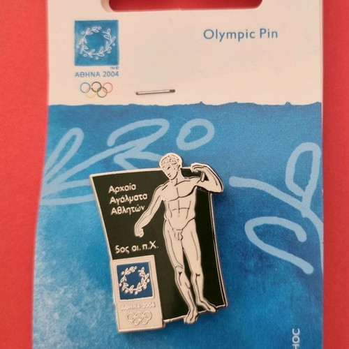 Pins Athens 2004 Ancient Athlete Statues series new set of 6