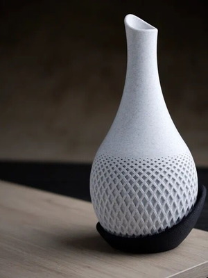 Decorative 3D Printed Vase Polygon new, modern design