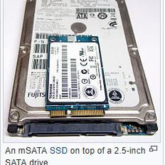 mSATA SSD to 2.5" SATA Adapter new