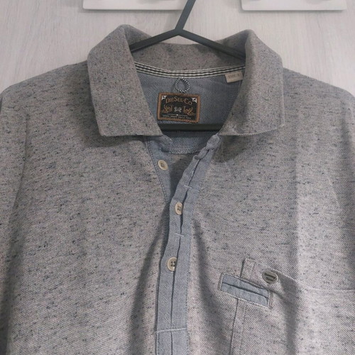 Diesel Polo Shirt Large Gray like new