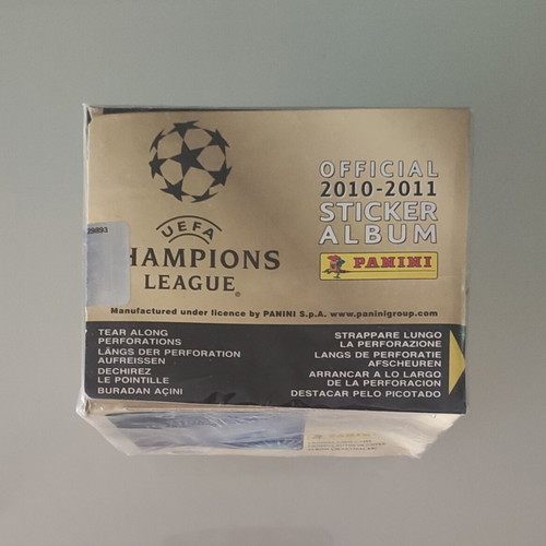 Panini UEFA Champions League 2010-2011 sticker box
