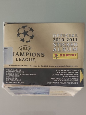 Panini UEFA Champions League 2010-2011 sticker box