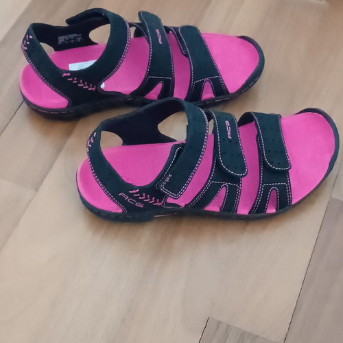 Nike sandals new, size 39, black and pink