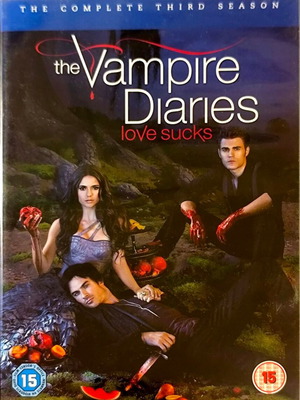 The Vampire Diaries DVD πλήρης τρίτη σεζόν μεταχειρισμένο, αγγλικοί υπότιτλοι