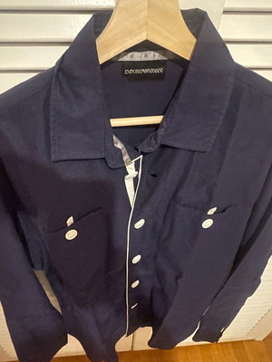Emporio Armani shirt blue navy like new, size XL