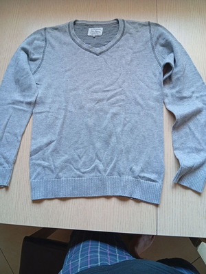 Next grey wool long-sleeve sweater for ages 10-11 like new