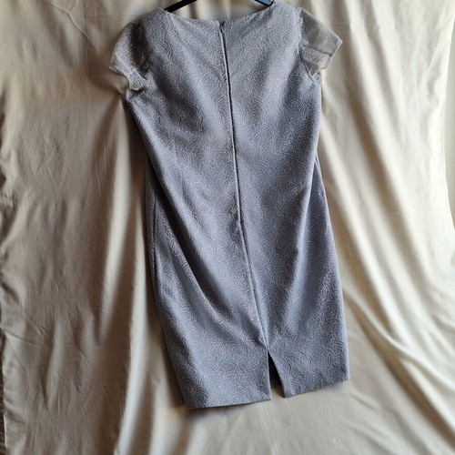 Grey Lace Midi Dress Large, like new