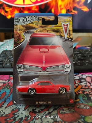 Hot Wheels '66 Pontiac GTO Chase new Silver Series