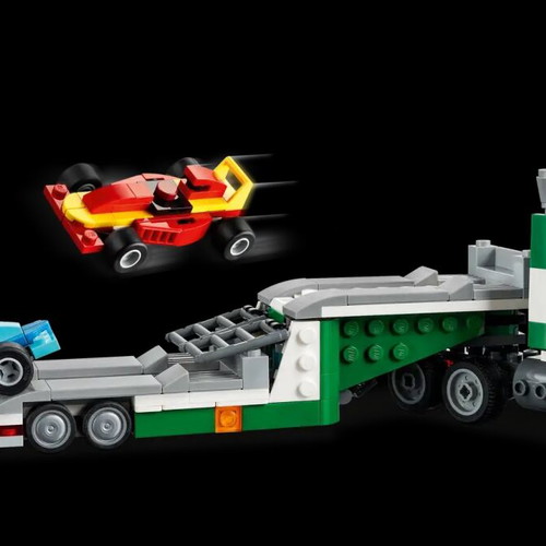 Lego City set 31113 3 in 1 used, Race car transporter
