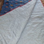 Sleeping bag with zipper, single