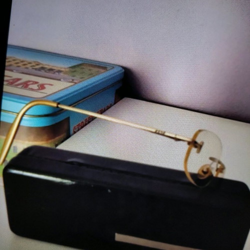 Exte women's eyeglasses like new, gold minimal