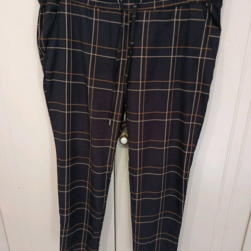 H&M women's pants like new, XXL, black and beige