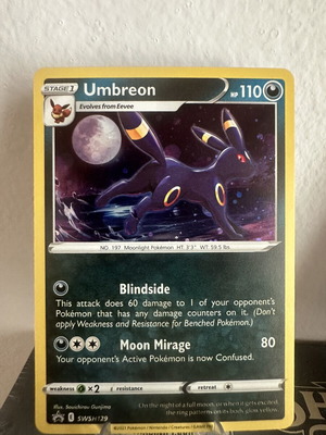 Umbreon Pokemon card new condition