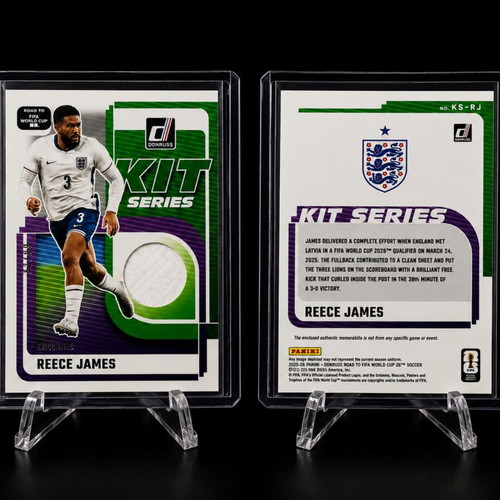 2025-26 Donruss Road to FIFA Kit Series Jersey Reece James 32/99