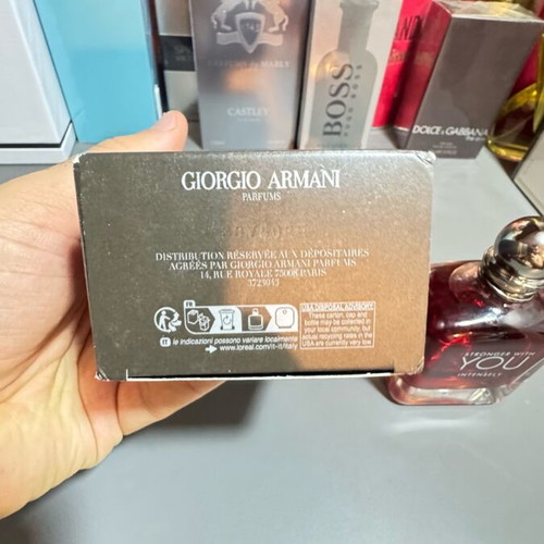 Armani Stronger With You Intensely perfume like new, 100 ml
