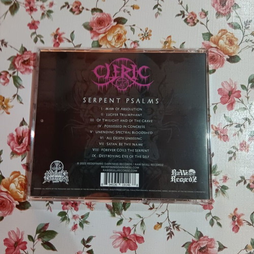 Cleric-Serpent Psalms CD like new, death metal from USA