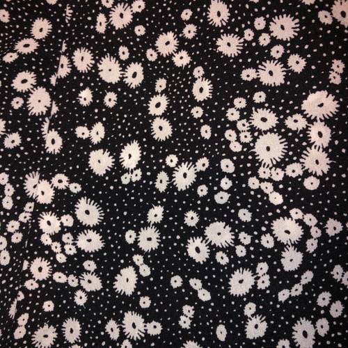 Floral skirt Shein high-waisted like new, black and white