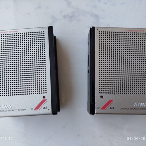 Aiwa Smart Speakers used, battery powered and wired, Japanese made