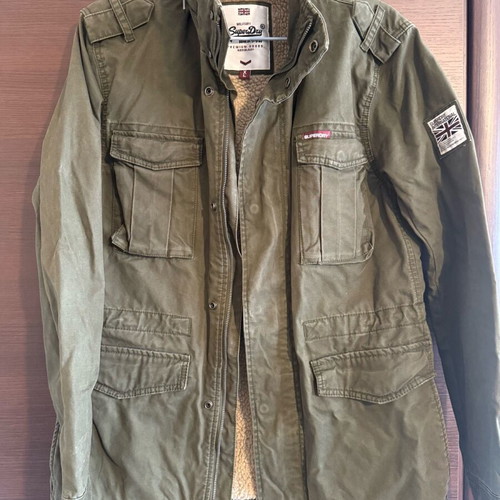 Superdry jacket like new, green, size XL