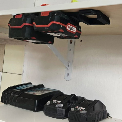 Parkside battery holder for three batteries new, 3D printed