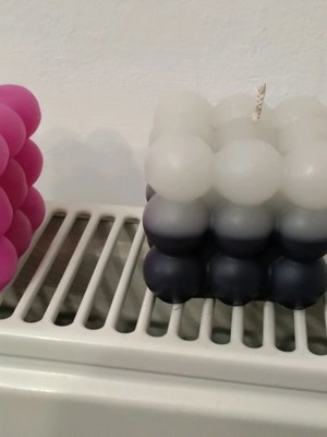 Κερί τετράγωνο με μπαλίτσες