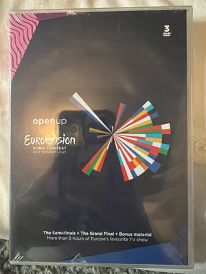 Eurovision 2021 3 DVDs boxset sealed