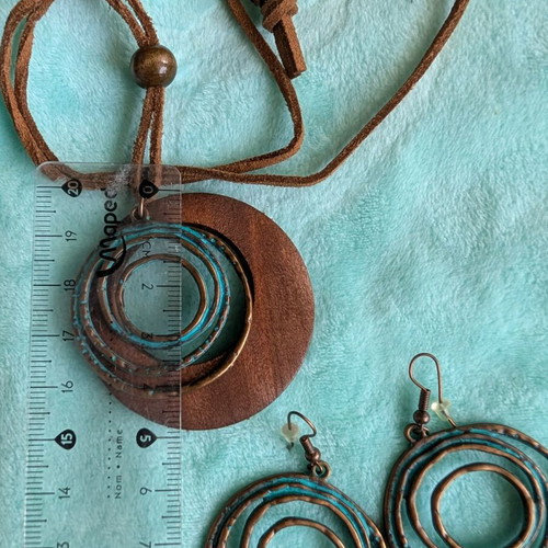 Jewelry set like new, boho style