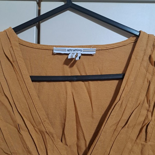 Attrattivo blouse new, size S, brown