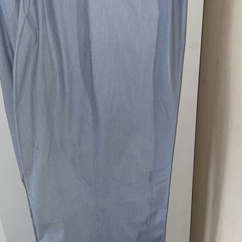 Men's pants new, summer, light blue with white stripe, size XXL