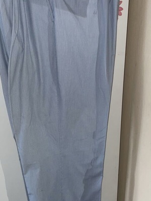 Men's pants new, summer, light blue with white stripe, size XXL
