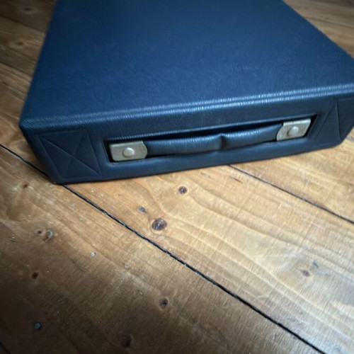 Mercedes vintage mechanical typewriter with original case