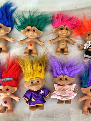 Ace Novelty Wish Trolls used with diamond belly, various sizes