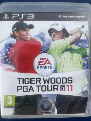 Tiger Woods PGA Tour 11 PS3 game like new, sports