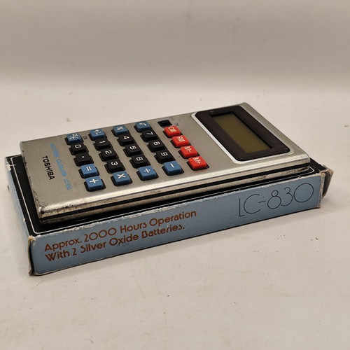 Vintage calculators, 1970s, set of 2