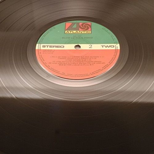 AC/DC Blow Up Your Video vinyl like new, Greek edition