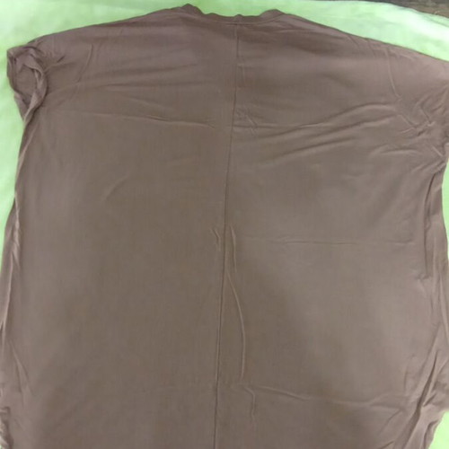 Makó short sleeve blouse used, very loose, brown