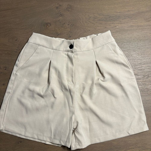 Jacket and bermuda set new, beige, 2 pieces