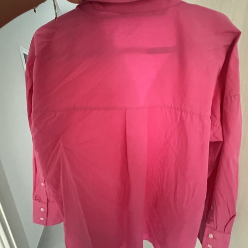 Zara shirt size S, like new, pink, loose fit