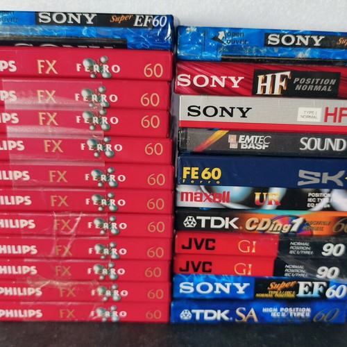 Sealed Audio Cassette Pack of 23