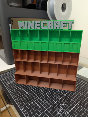 Minecraft Kinder Joy 2026 Display Stand made to order