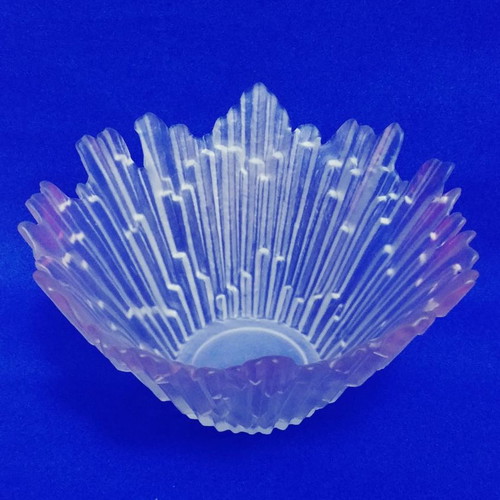 Humppila Northern Lights fruit bowl handmade art glass new