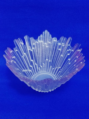 Humppila Northern Lights fruit bowl handmade art glass new