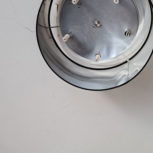 Ceiling light used, modern asymmetrical with 5 LED lamps