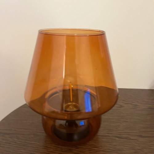 Led lamp like new, 18 cm height, 8 cm base diameter